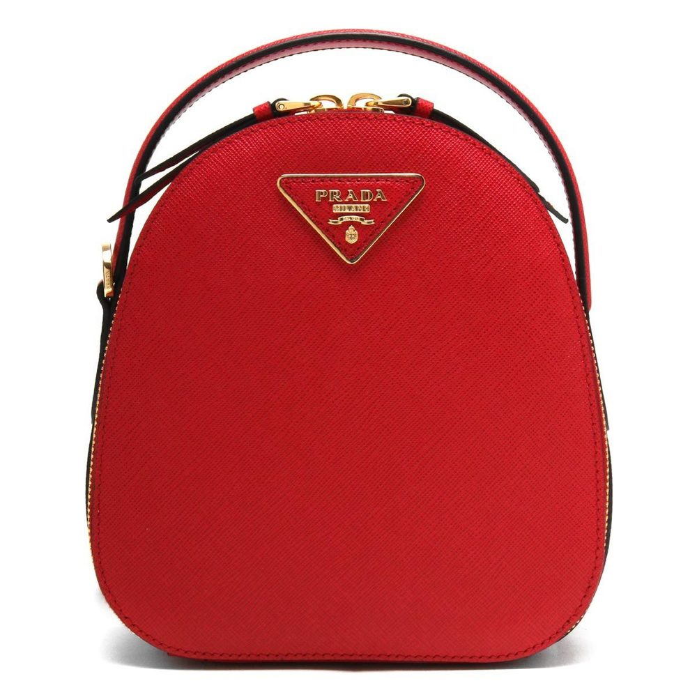 Prada Rucksack Handbag Red Triangle - Picture 2 of 9